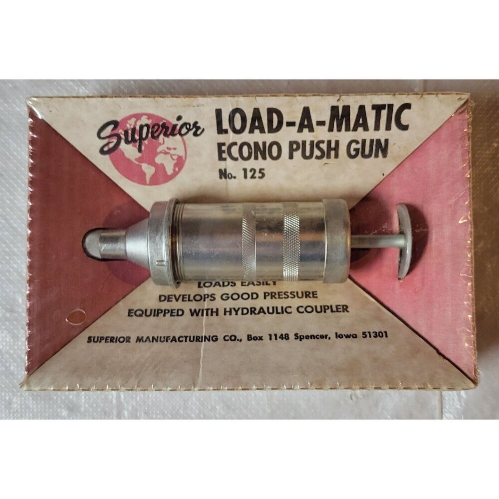 Superior Load-A-Matic Econo Push Gun No. 125 New Vintage